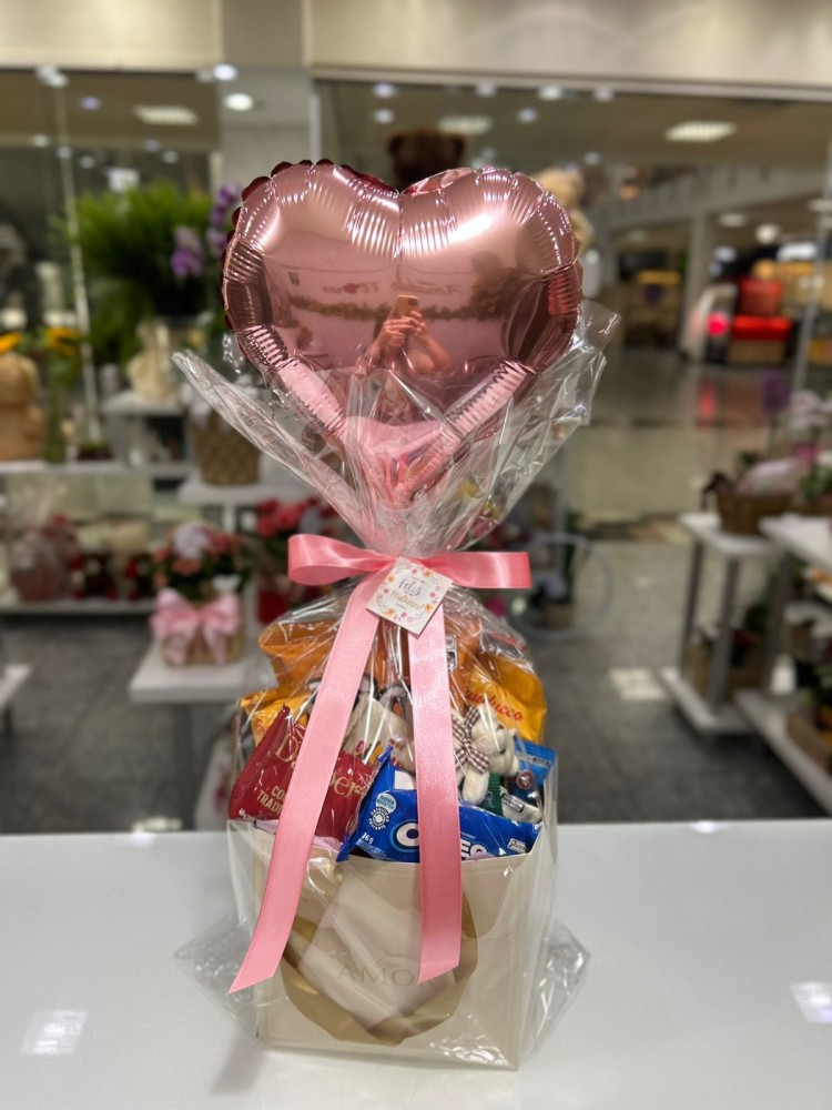 Bolsa de Guloseimas com Mini Chaveiro 