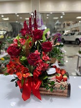 Floreira com Rosas, Nutella e Morangos ❤️